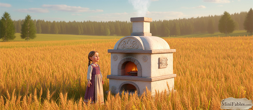 Иллюстрация к сказке Гуси-лебеди