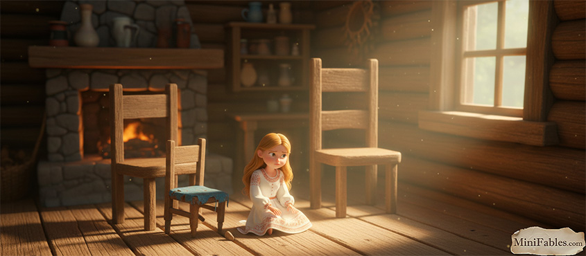 Иллюстрация к сказке Три медведя